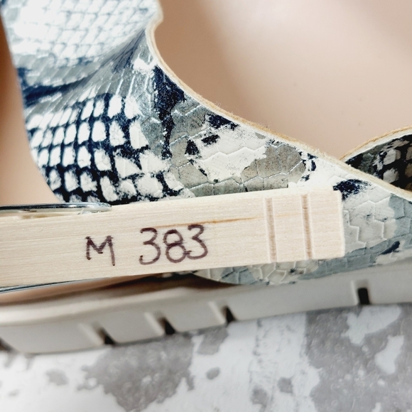 Circus by Sam Edelman Multi Nadine Snakeskin Print Strappy Open Toe Sandals M383 - Picture 11 of 11